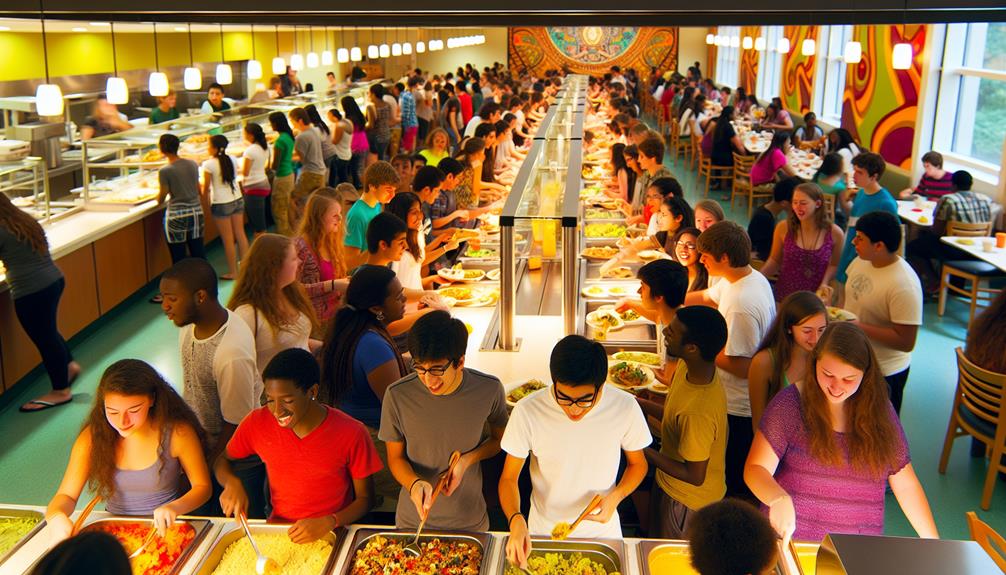 top us colleges dining options